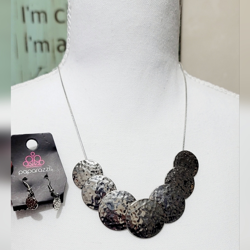 NEW Fashion Jewerly Silver Necklace & Earrings Set - Picture 2 of 4